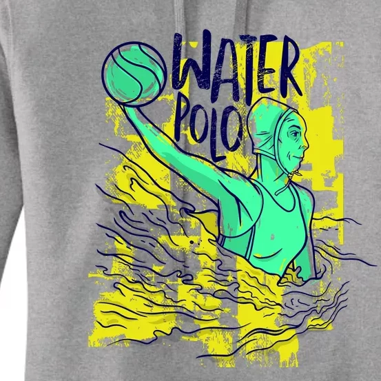 Water Polo In Action Women's Pullover Hoodie