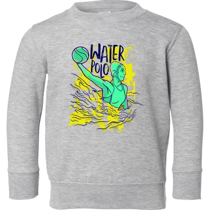 Water Polo In Action Toddler Sweatshirt