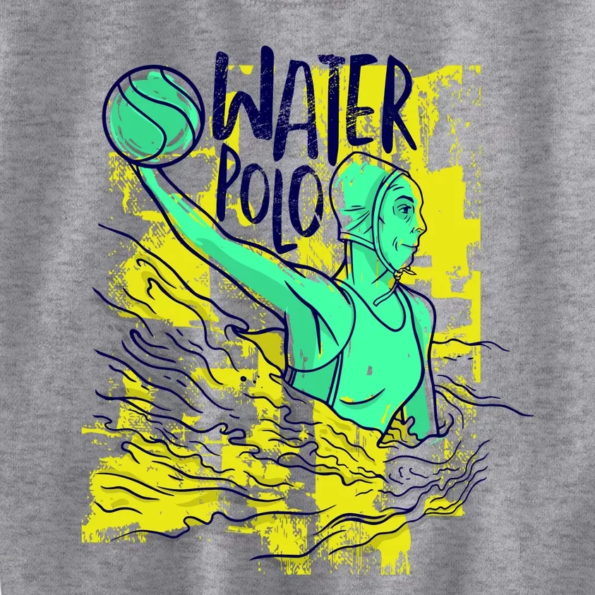 Water Polo In Action Kids Sweatshirt