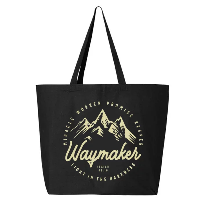 Waymaker Promise Keeper Miracle Worker Christian 25L Jumbo Tote