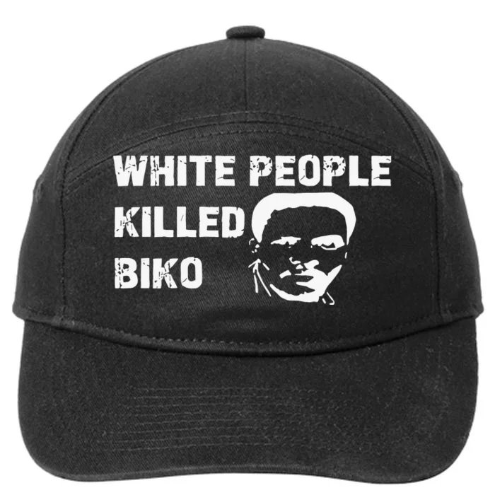 White People Killed Biko 7-Panel Snapback Hat