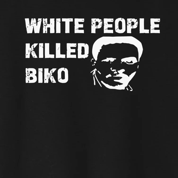 White People Killed Biko Women's Crop Top Tee