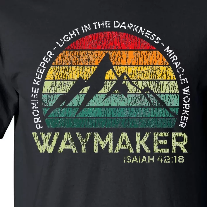 Waymaker Promise Keeper Miracle Worker Christian Tall T-Shirt