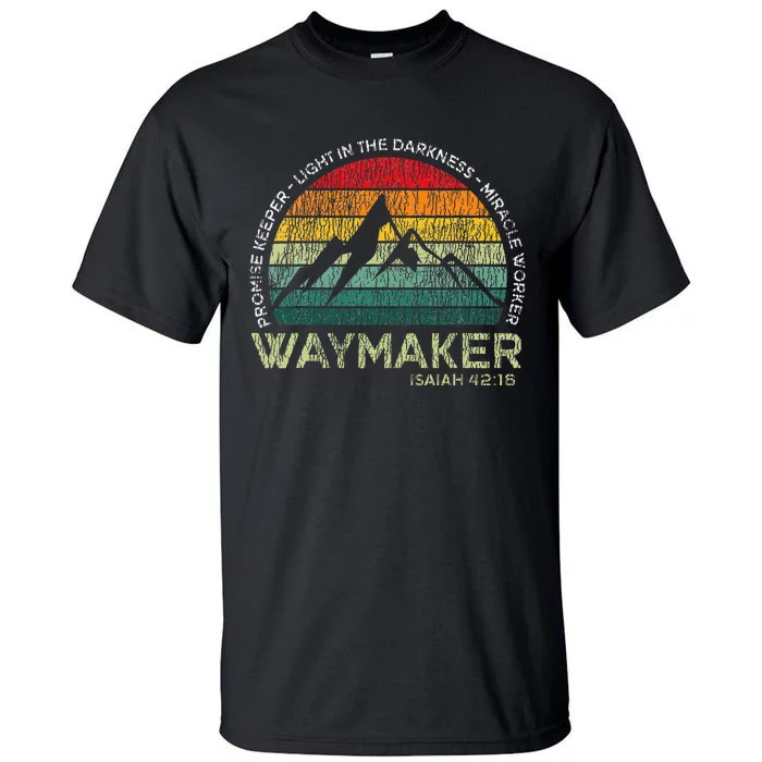 Waymaker Promise Keeper Miracle Worker Christian Tall T-Shirt