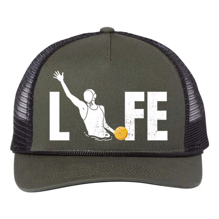 Water Polo Life Water Polo Player Gift Love Water Polo Gift Retro Rope Trucker Hat Cap