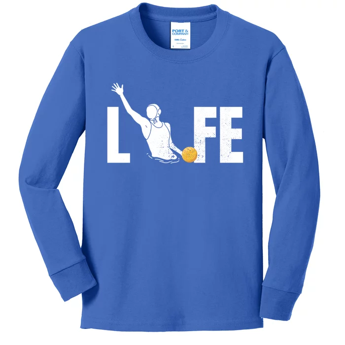 Water Polo Life Water Polo Player Gift Love Water Polo Cool Gift Kids Long Sleeve Shirt