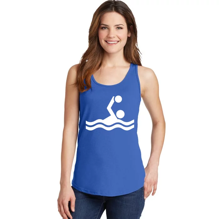 Water Polo Logo Funny Gift Ladies Essential Tank