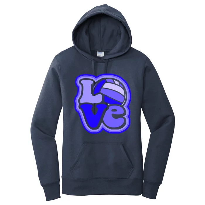 Water Polo Love For Teen And Shades Of Blue Design Cute Gift Women's Pullover Hoodie