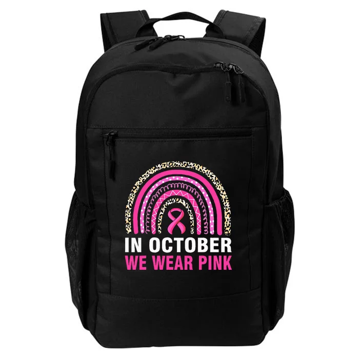 Wear P.I.N.K Leopard Breast Cancer Awareness Daily Commute Backpack