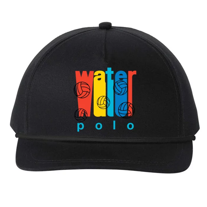 Water Polo Logo Snapback Five-Panel Rope Hat