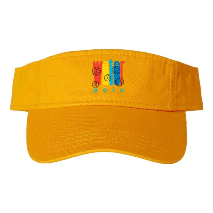 Water Polo Logo Valucap Bio-Washed Visor