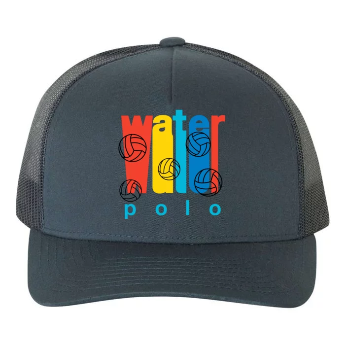 Water Polo Logo Yupoong Adult 5-Panel Trucker Hat