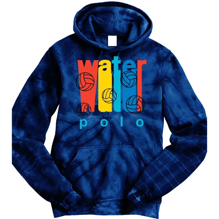 Water Polo Logo Tie Dye Hoodie