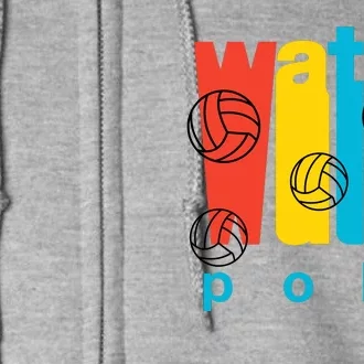 Water Polo Logo Full Zip Hoodie