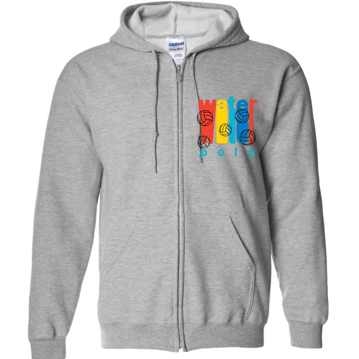 Water Polo Logo Full Zip Hoodie