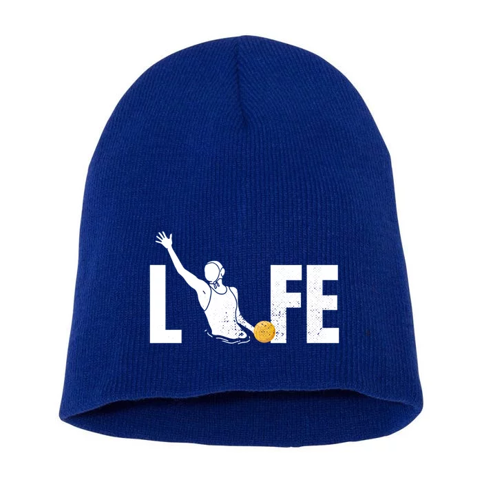 Water Polo Life Water Polo Player Gift Love Water Polo Cool Gift Short Acrylic Beanie