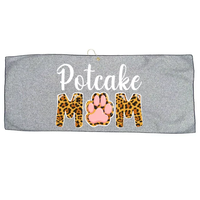 Wo Potcake Mom Mama For Dog Lover Mothers Day Great Gift Large Microfiber Waffle Golf Towel