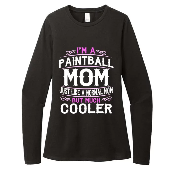 Wo Paintball Mom Cute Sporting Mom Gift Great Gift Womens CVC Long Sleeve Shirt