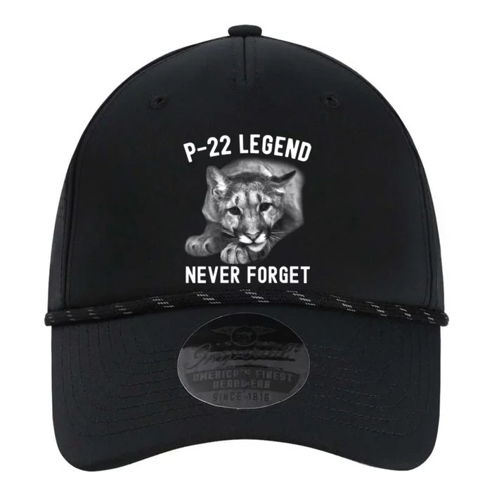 Womens P22 Mountain Lion Never Forget P22 Exotic Animals Performance The Dyno Cap