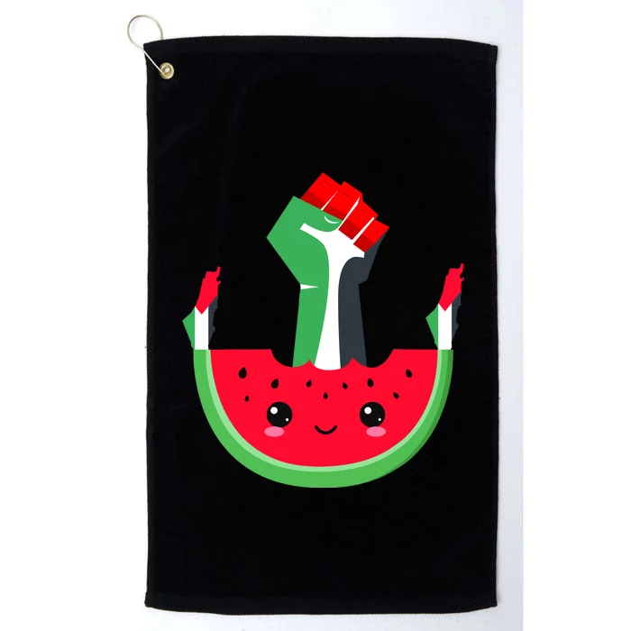 Watermelon Palestine Map Country Patriots And Supporters Platinum Collection Golf Towel