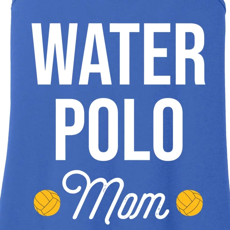 Water Polo Mom Water Polo Goalie Swimming Funny Gift Ladies Essential Tank