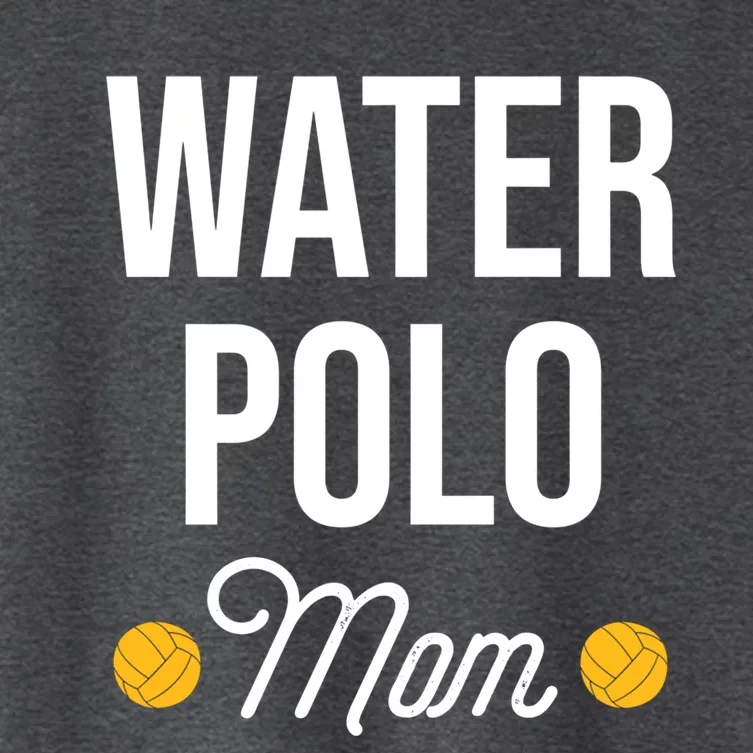 Water Polo Mom Water Polo Goalie Swimming Funny Gift Women's Crop Top Tee