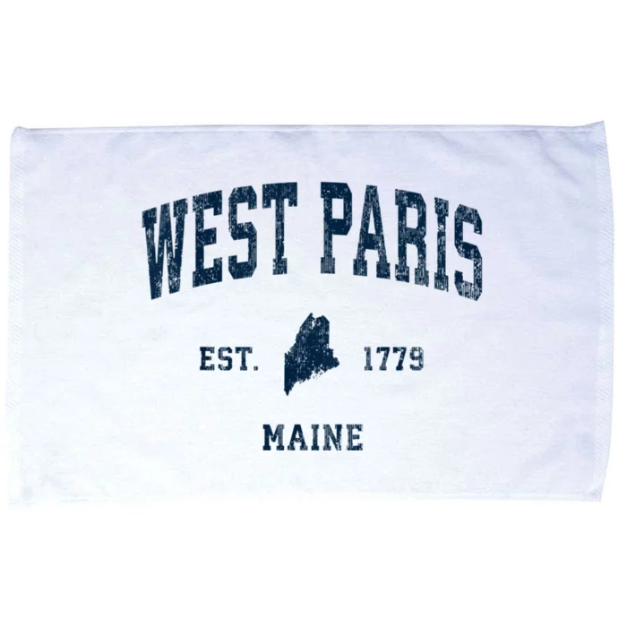 West Paris Maine Me Vintage Athletic Microfiber Hand Towel