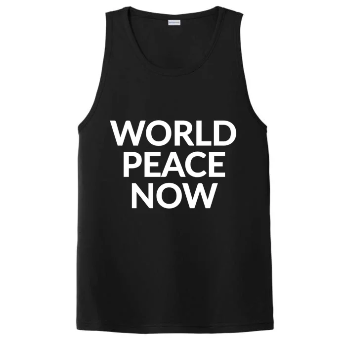 World Peace Now Cool Gift Performance Tank