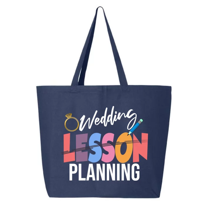 Wedding Planning Not Lesson Funny Engaged Teacher Gift 25L Jumbo Tote