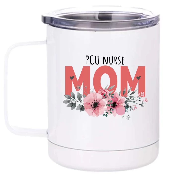 Watercolor Picu Nurse Mom Gift Front & Back 12oz Stainless Steel Tumbler Cup