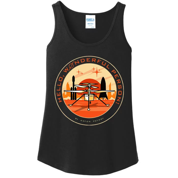 Wonderful Person On Mars Ladies Essential Tank