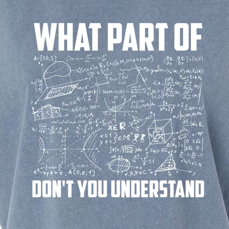 What Part Of DonT You Understand | Funny Math Teacher Gift Garment-Dyed Women's Muscle Tee