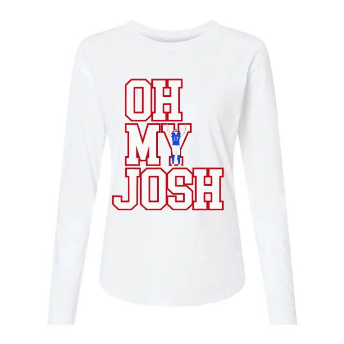 WNY Pride Oh My Josh Womens Cotton Relaxed Long Sleeve T-Shirt