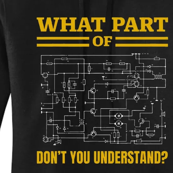 What Part Of DonT You Understand Funny Electrician Women's Pullover Hoodie