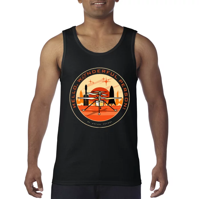 Wonderful Person On Mars Tank Top