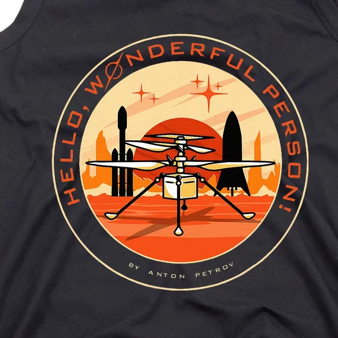 Wonderful Person On Mars Tank Top