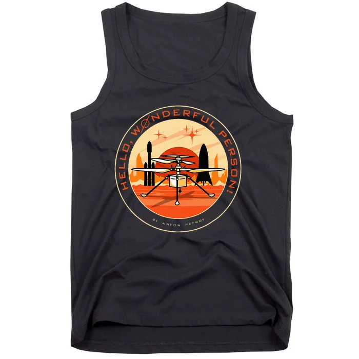 Wonderful Person On Mars Tank Top