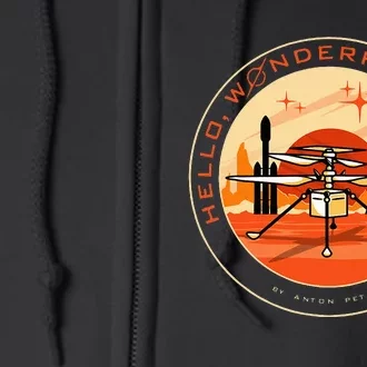 Wonderful Person On Mars Full Zip Hoodie