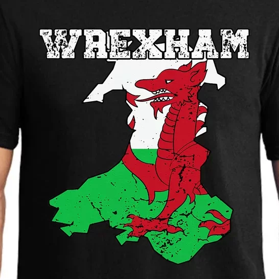 Wrexham Pride Of Wales Welsh Dragon Football Pajama Set