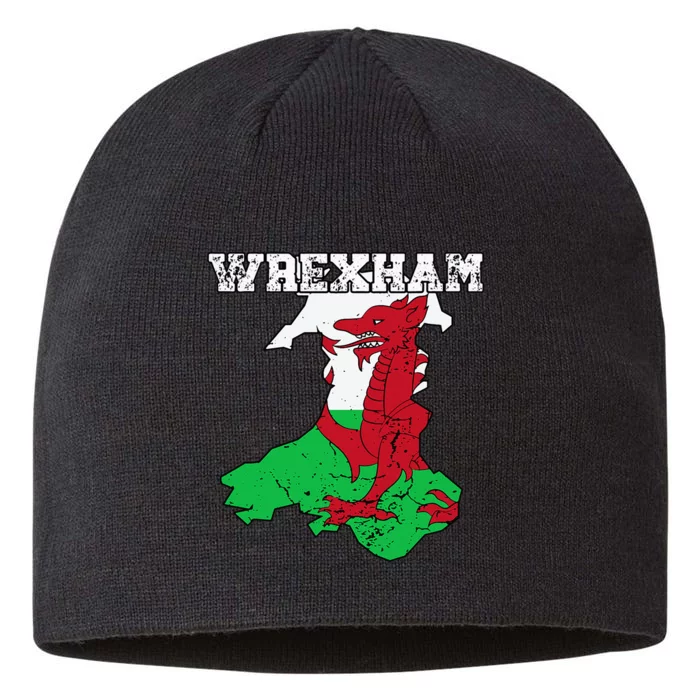 Wrexham Pride Of Wales Welsh Dragon Football 8 1/2in Sustainable Knit Beanie