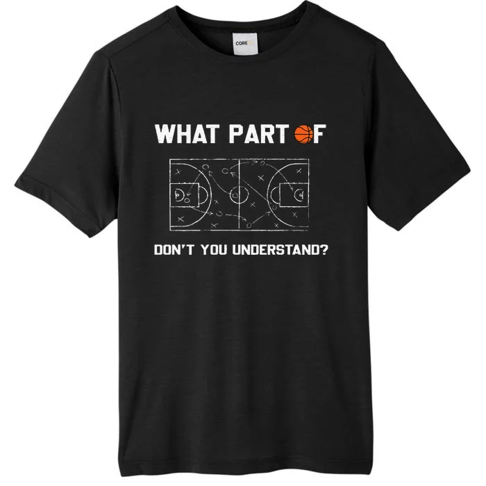 What Part Of Don't You Understand Funny Basketball Coach ChromaSoft Performance T-Shirt