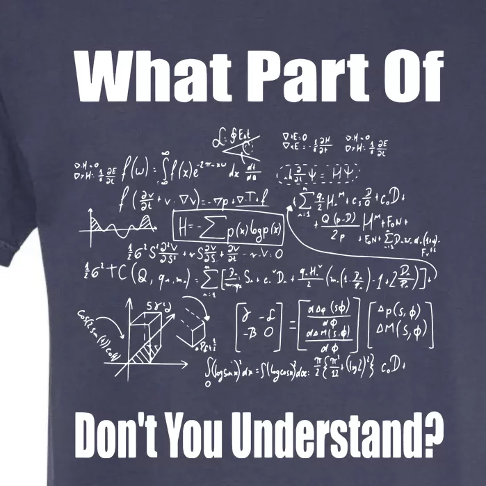 What Part Of Dont You Understand Funny Math Teacher Garment-Dyed Heavyweight T-Shirt