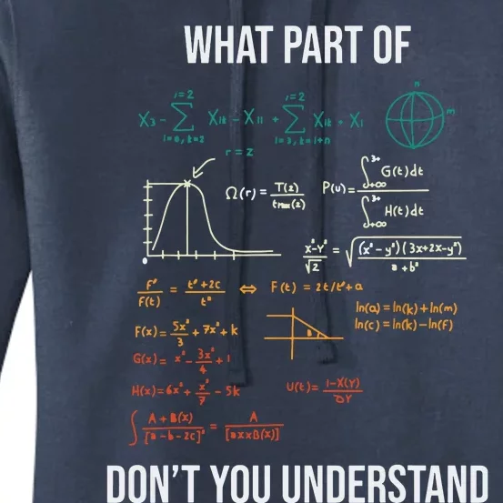 What Part Of Retro Funny Mechanical Engineer Maths Women's Pullover Hoodie