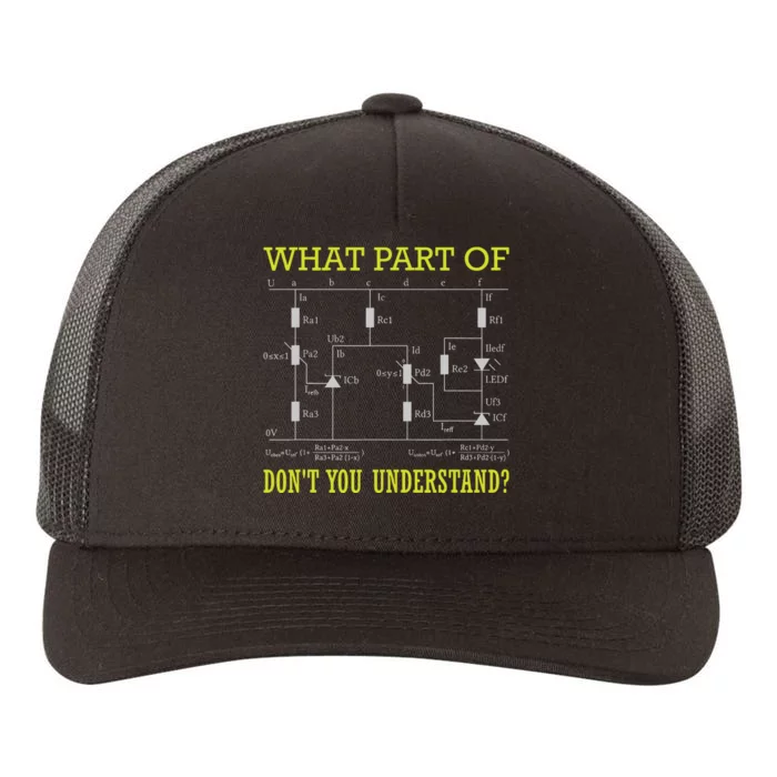 What Part Of Dont You Understand Electrician Yupoong Adult 5-Panel Trucker Hat