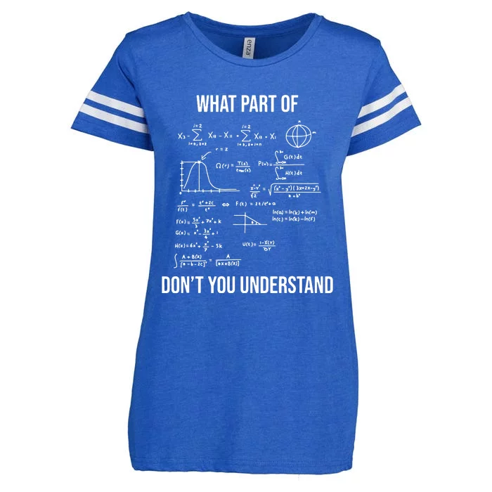 What Part Of Funny Mechanical Engineer Mathematician Enza Ladies Jersey Football T-Shirt