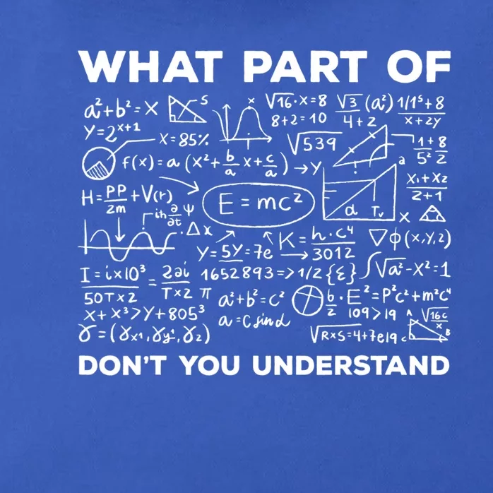 What Part Of Don't You Understand Funny Math Teacher Gift Zip Tote Bag