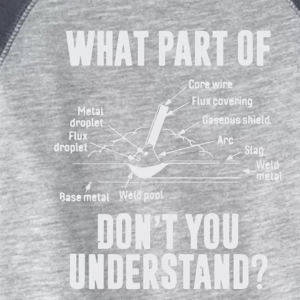 What Part Of Dont You Understand Welder Gift Welding Costume Toddler Fine Jersey T-Shirt