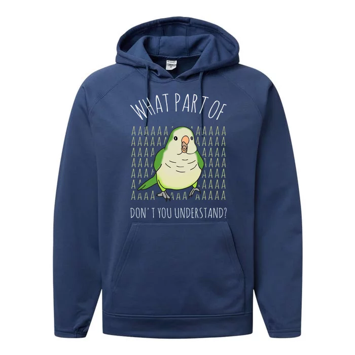 What Part Of Aaaaa Don&X27;T You Understand Green Quaker Performance Fleece Hoodie