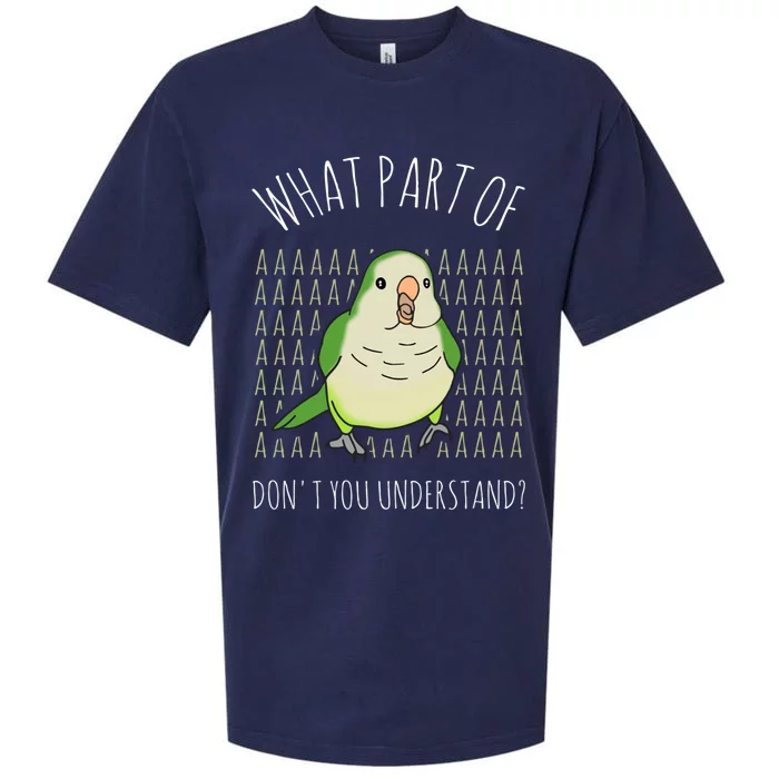 What Part Of Aaaaa Don&X27;T You Understand Green Quaker Sueded Cloud Jersey T-Shirt