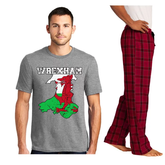 Wrexham Pride Of Wales Welsh Dragon Football Fan Pajama Set